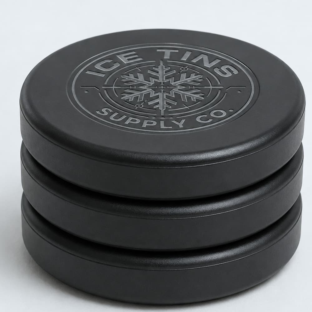 Three Chillcore ice packs stacked